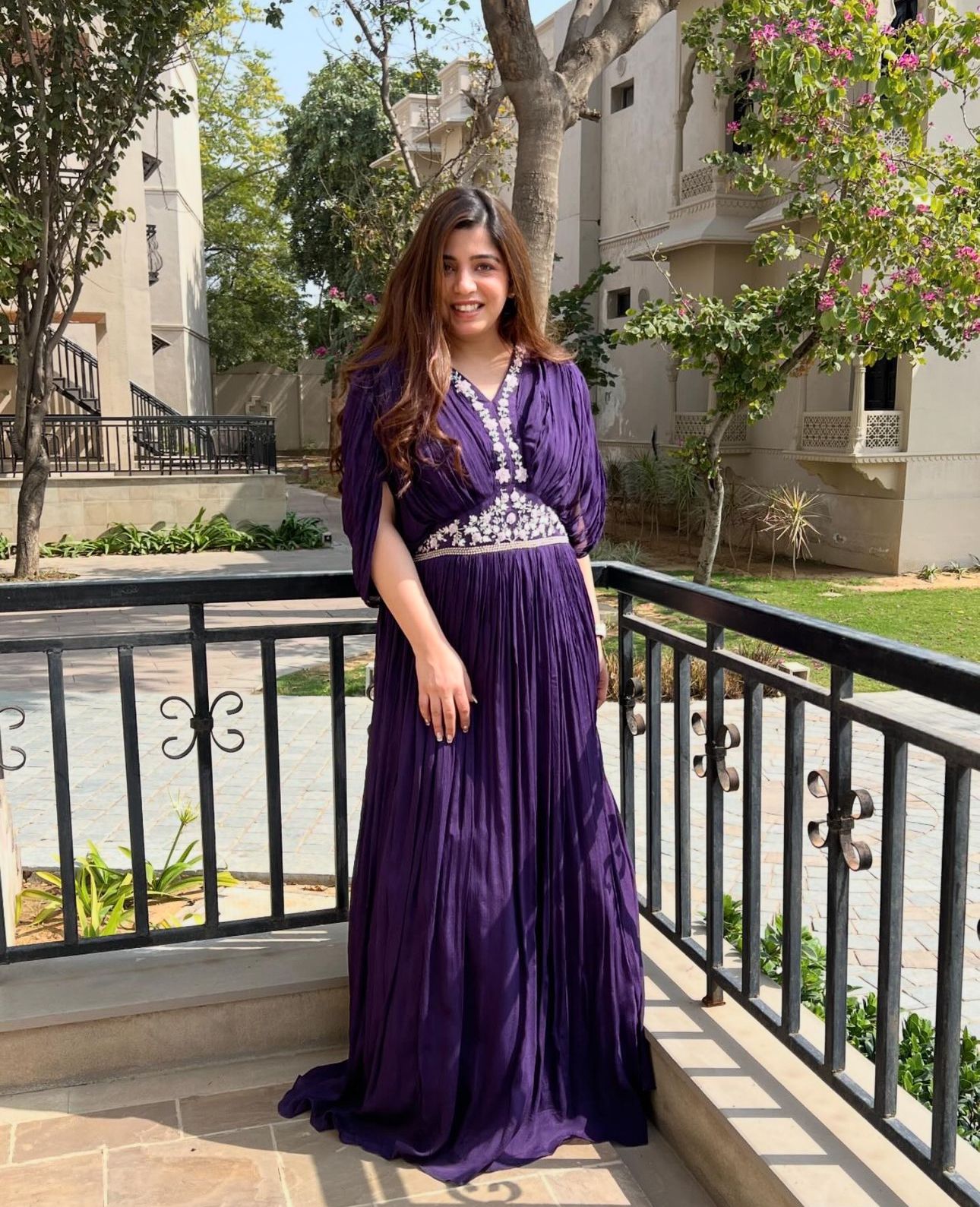 PC 397 Embroidery faux Georgette Party Wear Gown Wholesale Shop In Surat